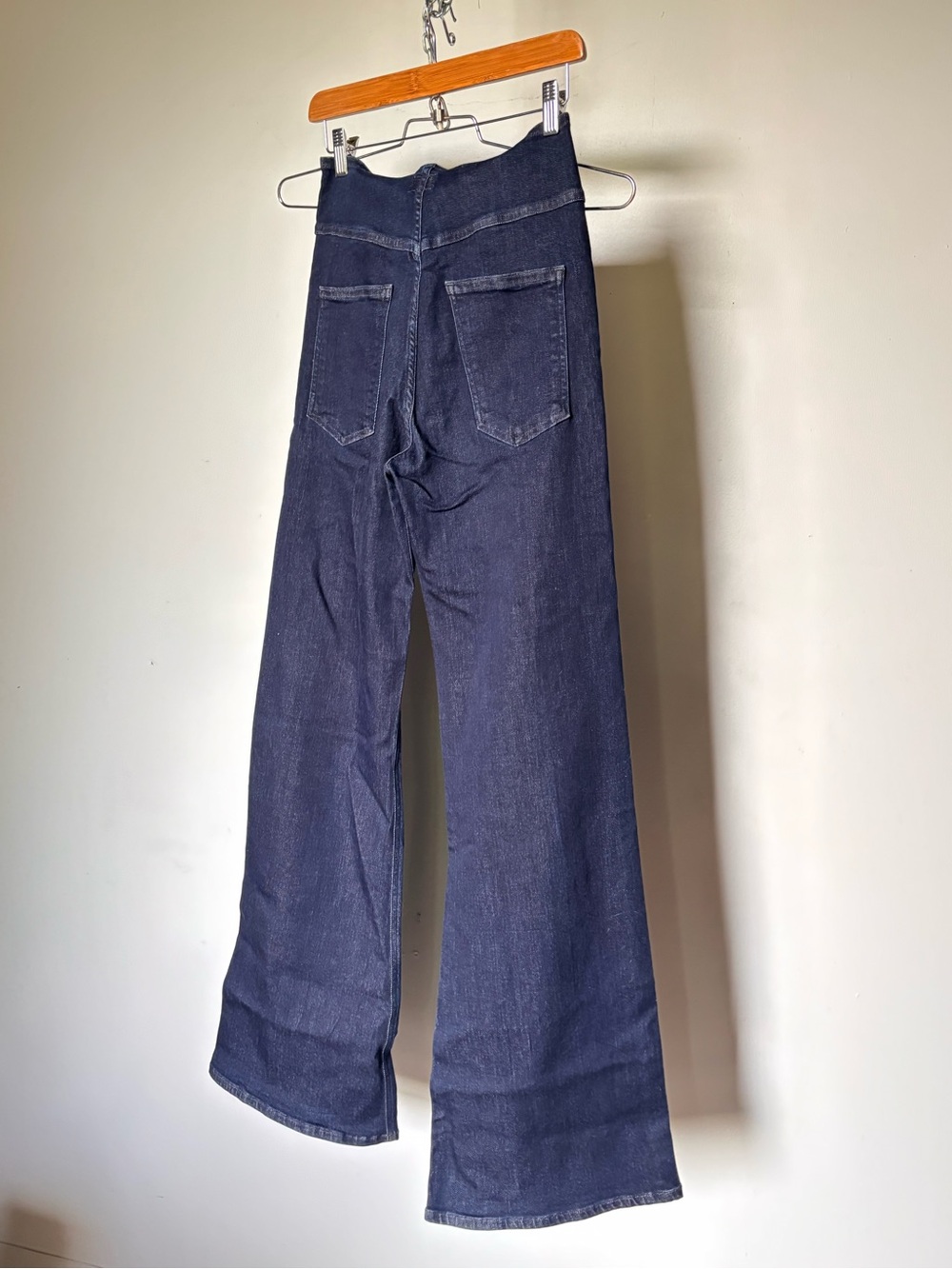 Citizens Of Humanity Dark Wash Denim Overalls Front Zip Adjustable Back - Picture 10 of 15